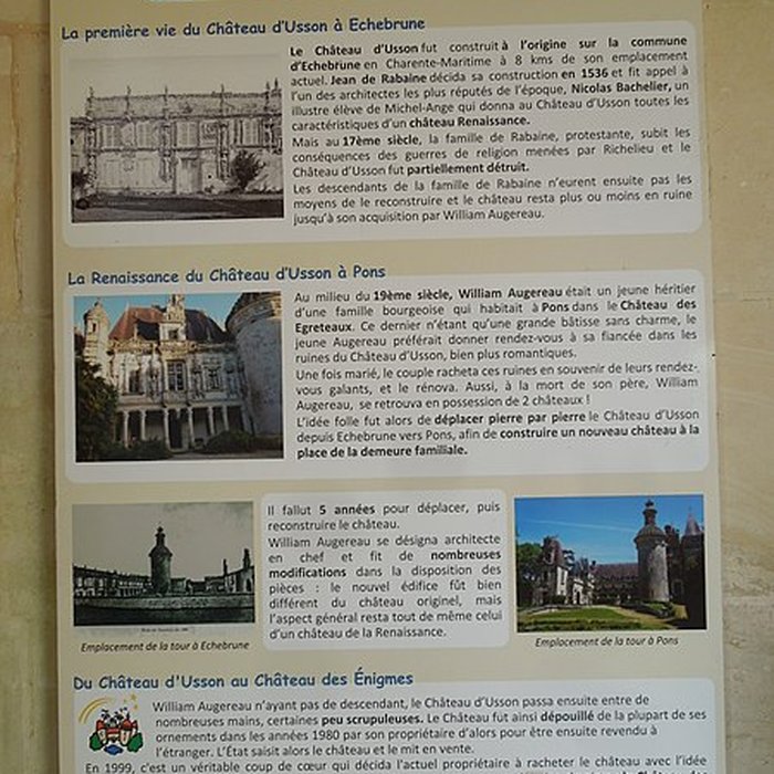 Photo de Château dUsson à Pons