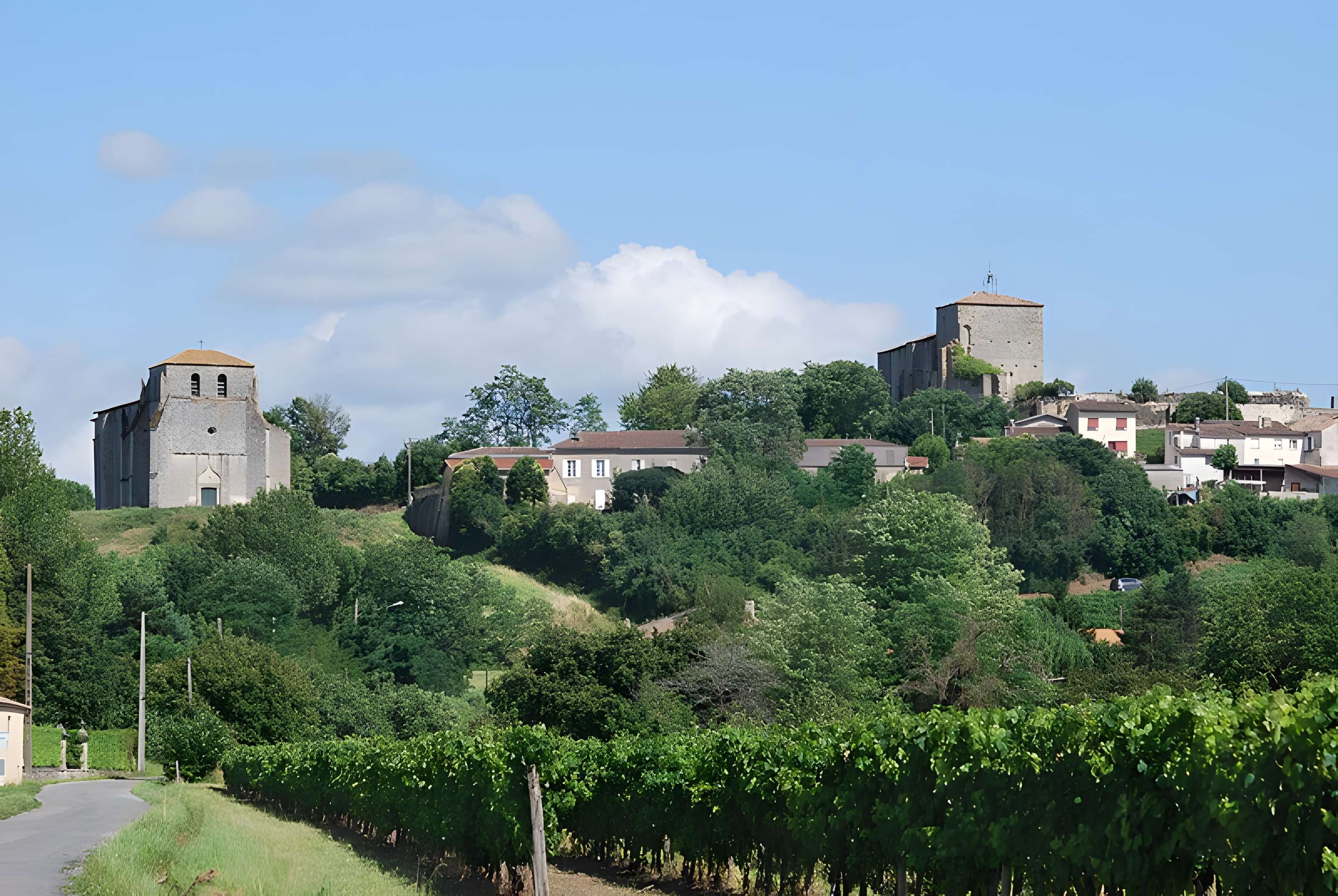 Château de Pujols dans la Gironde