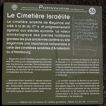 Cimetière juif de Bayonne