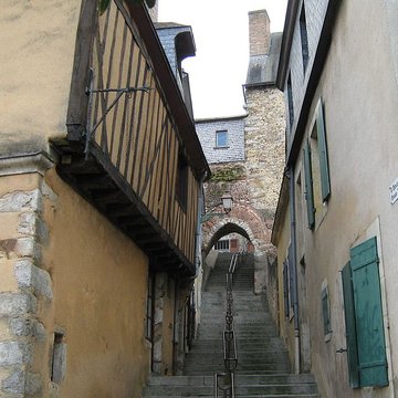 Escalier de la Grande-Poterne au Mans