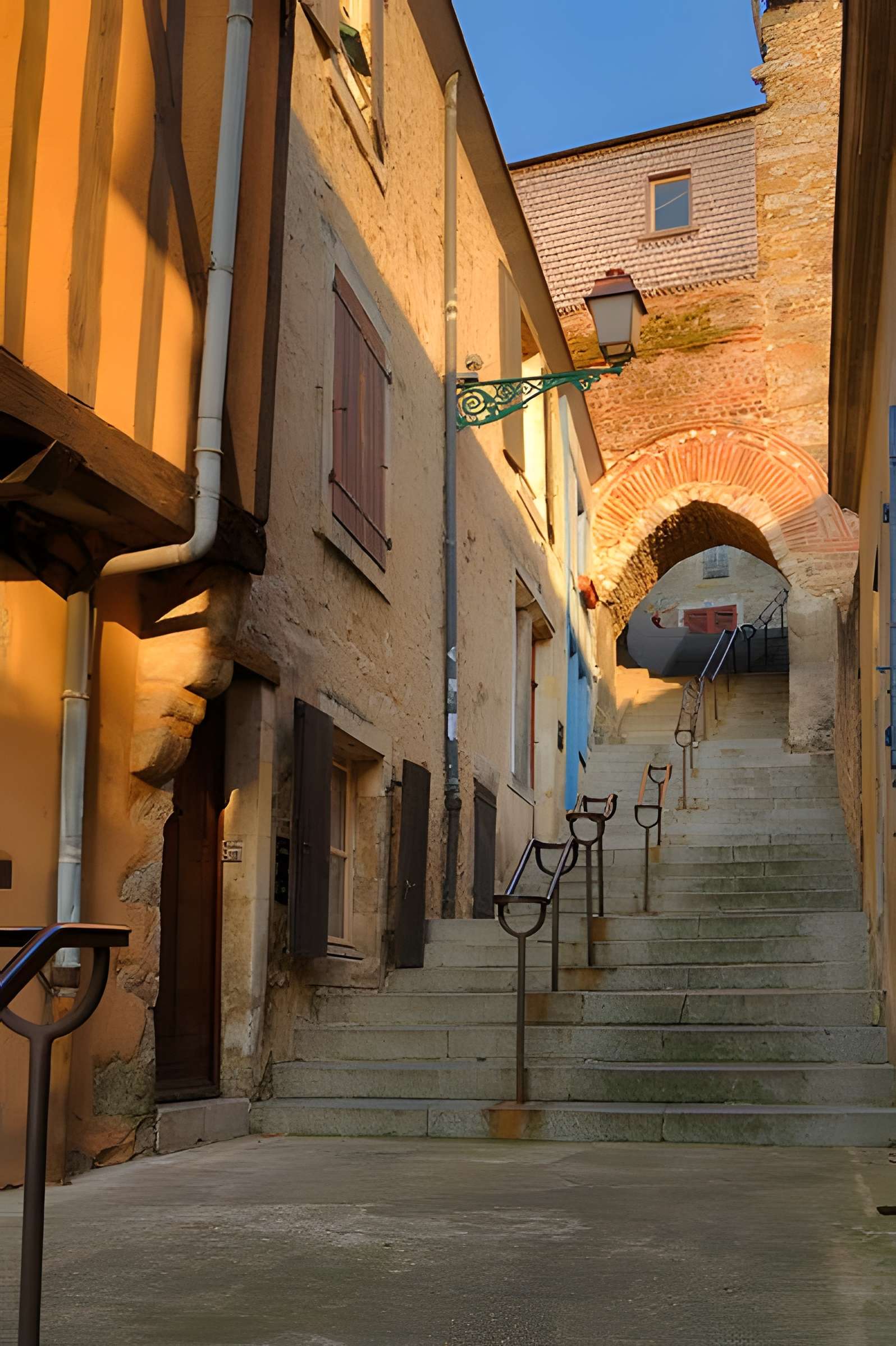 Escalier de la Grande-Poterne au Mans 