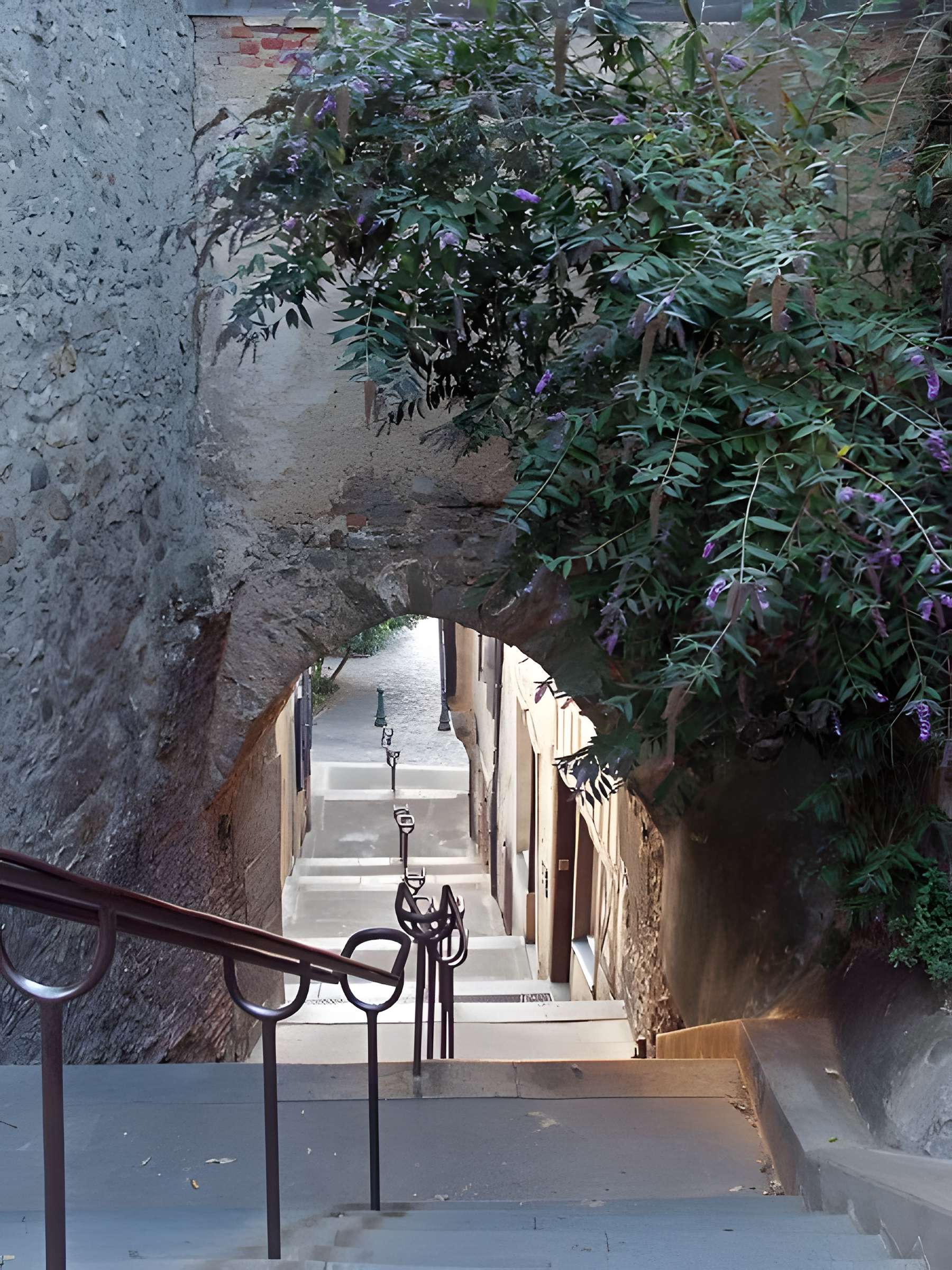 Escalier de la Grande-Poterne au Mans