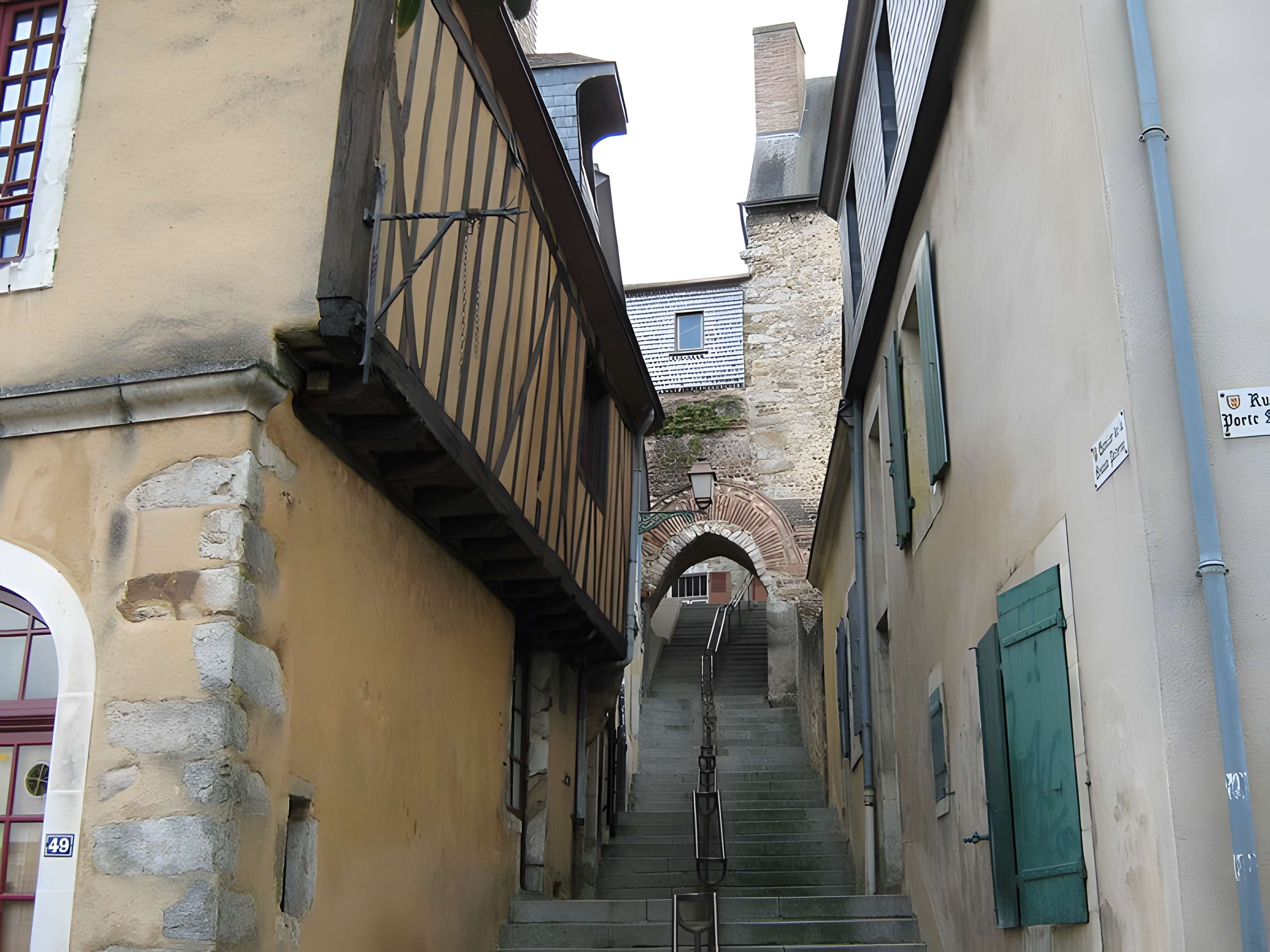 Escalier de la Grande-Poterne au Mans