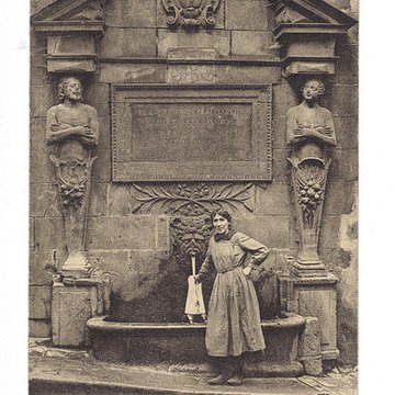 Fontaine dAdam et Ève de Riom