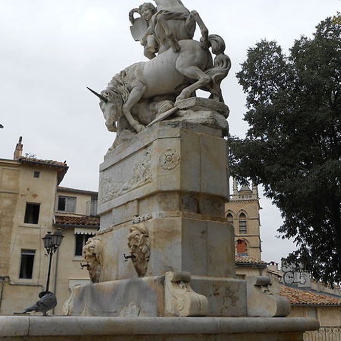 Photo de Fontaine des Licornes de Montpellier