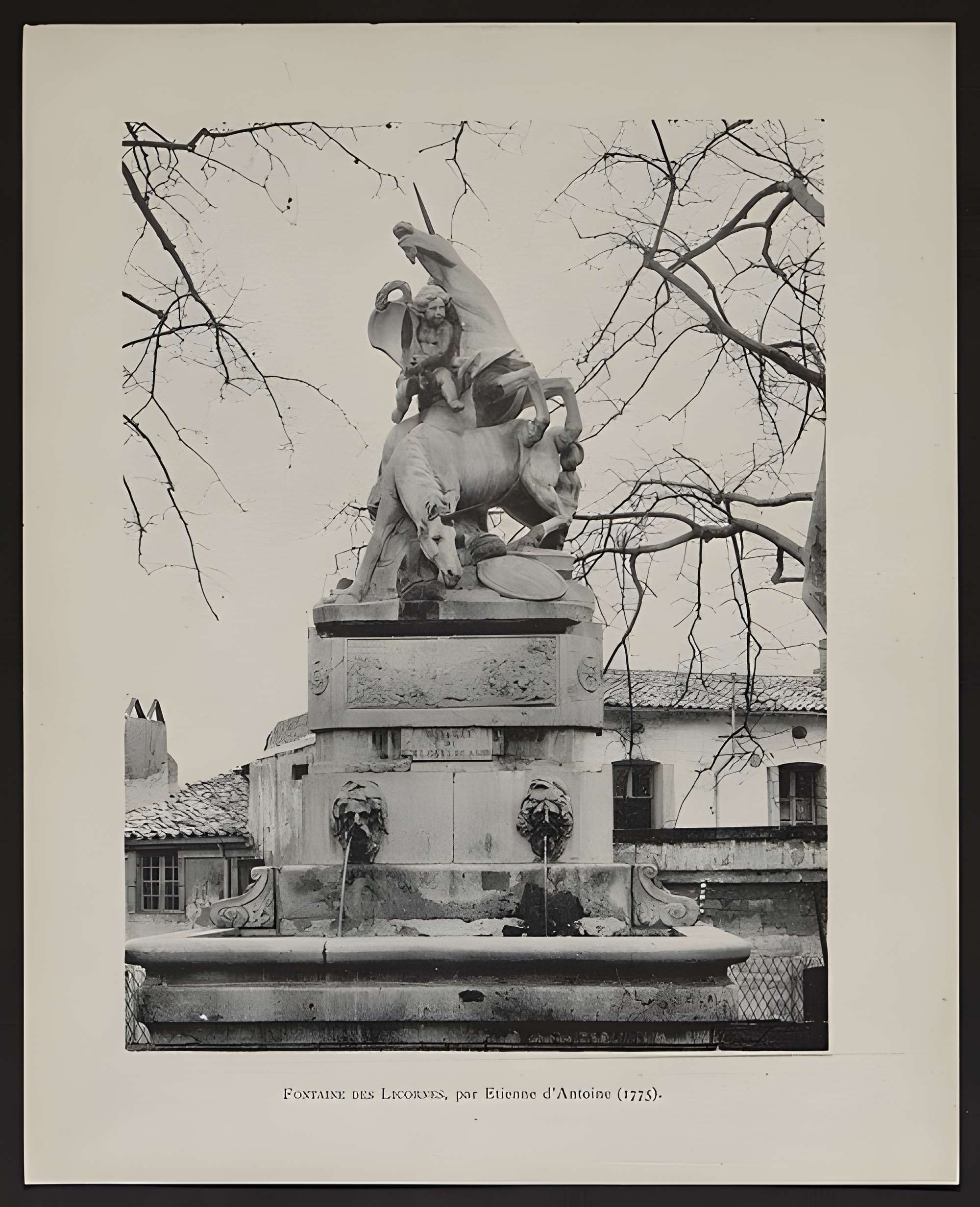 Fontaine des Licornes de Montpellier