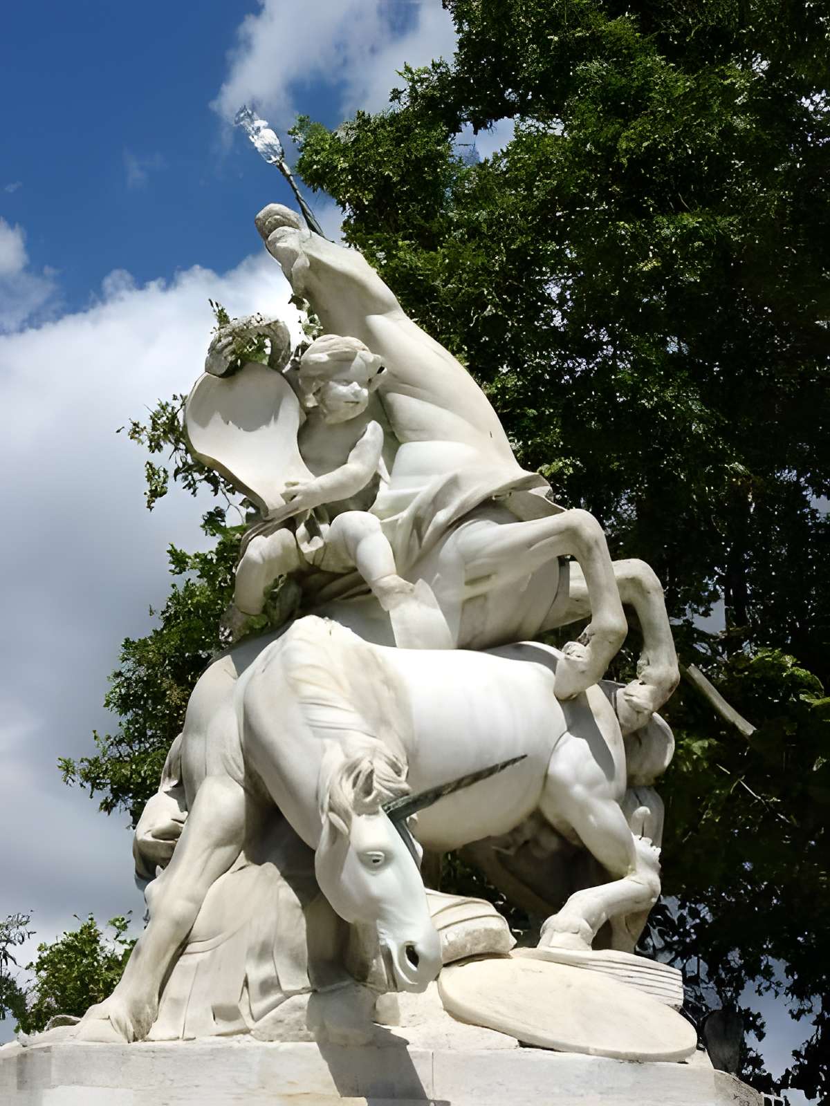 Fontaine des Licornes de Montpellier 