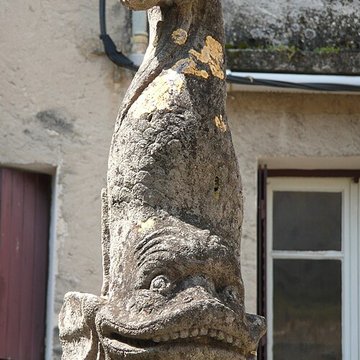 Fontaine et vieux lavoir à arcades de Mollans-sur-Ouvèze