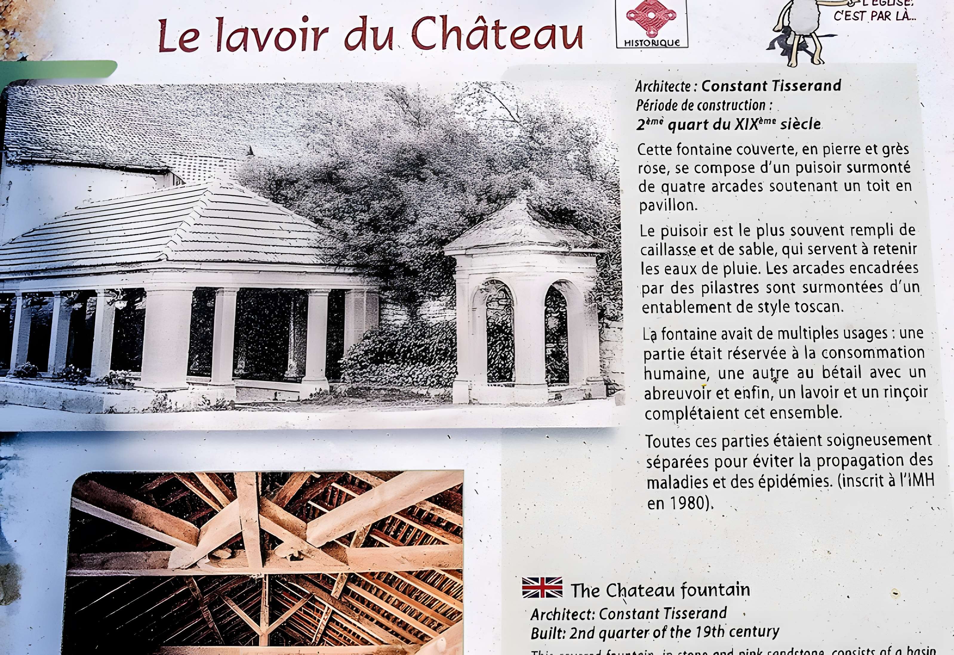 Fontaine-lavoir du château de Bourogne