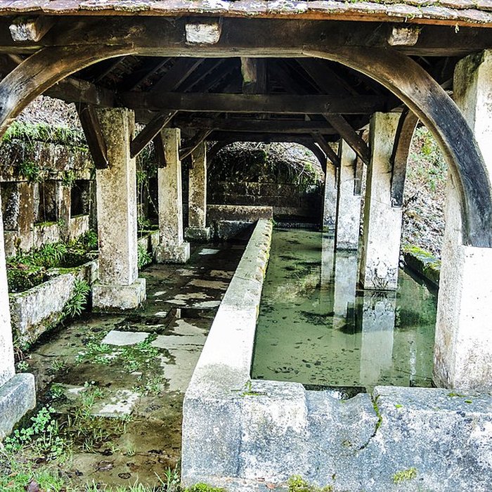 Photo de Fontaine-lavoir et abreuvoir de Saint-Dizier-lÉvêque