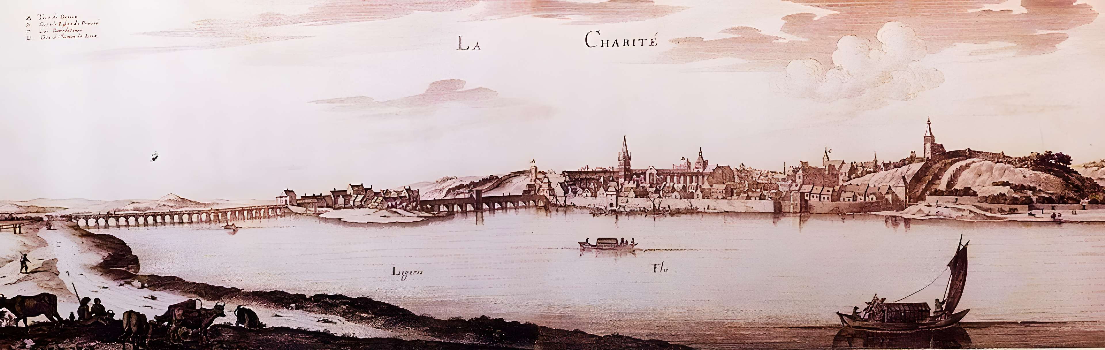Grand pont sur la Loire de La Charité-sur-Loire