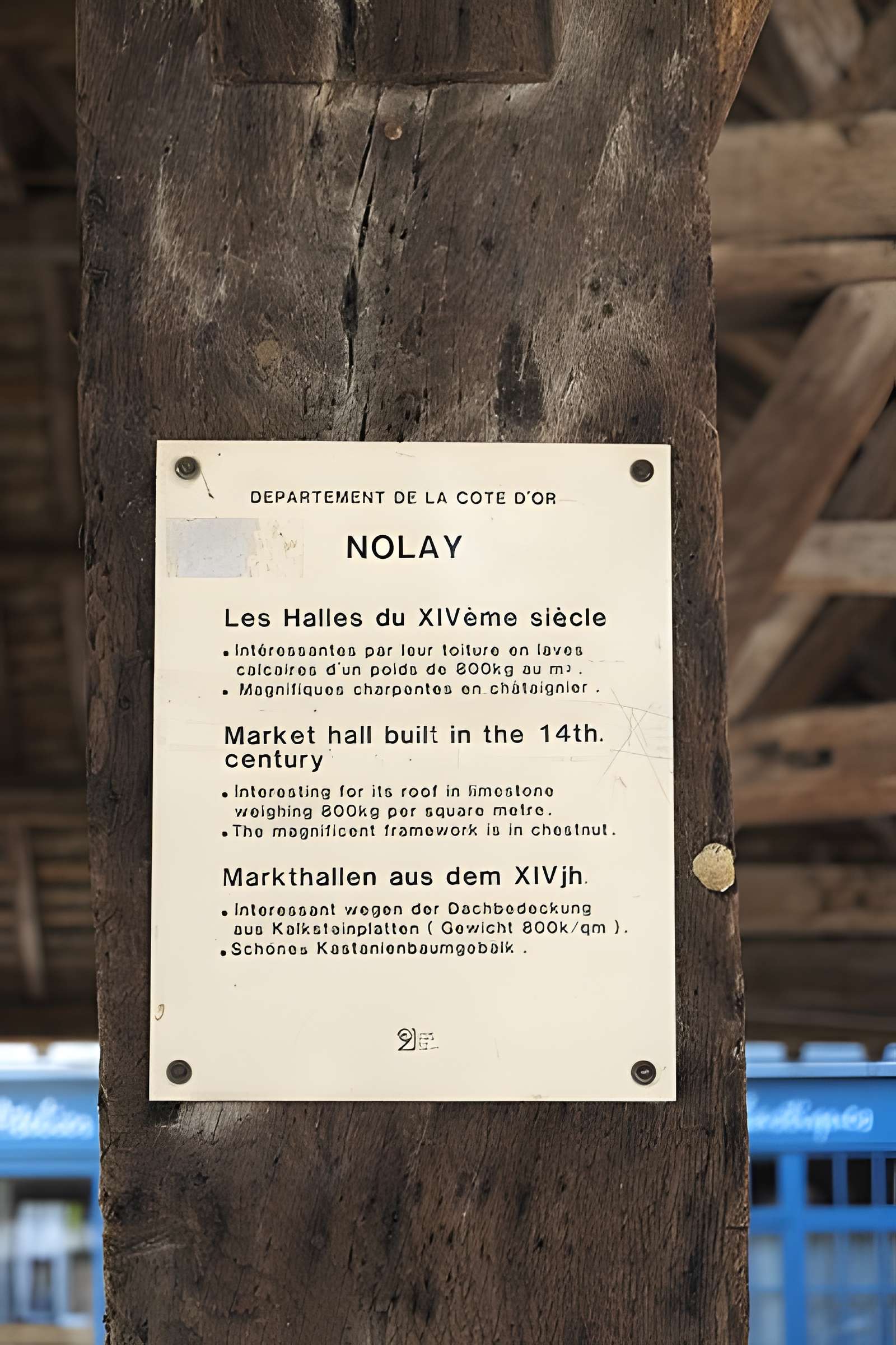 Halle aux grains de Nolay