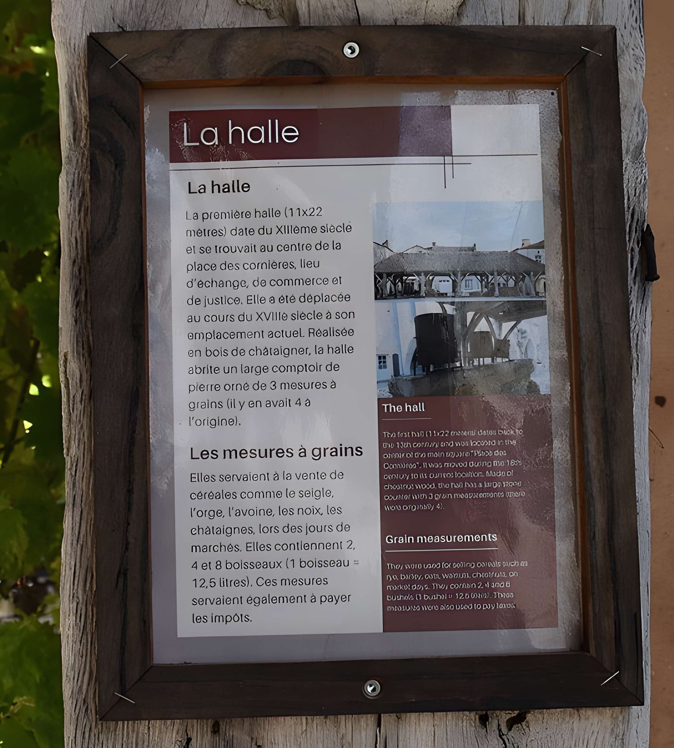 Halle centrale de Monpazier