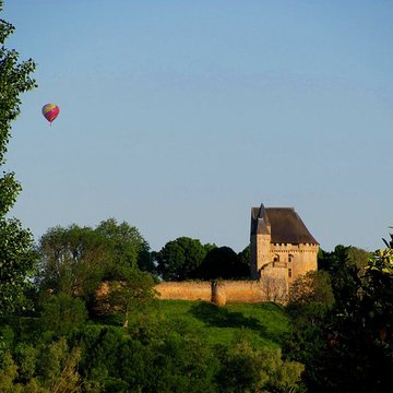 Château donjon et ruines