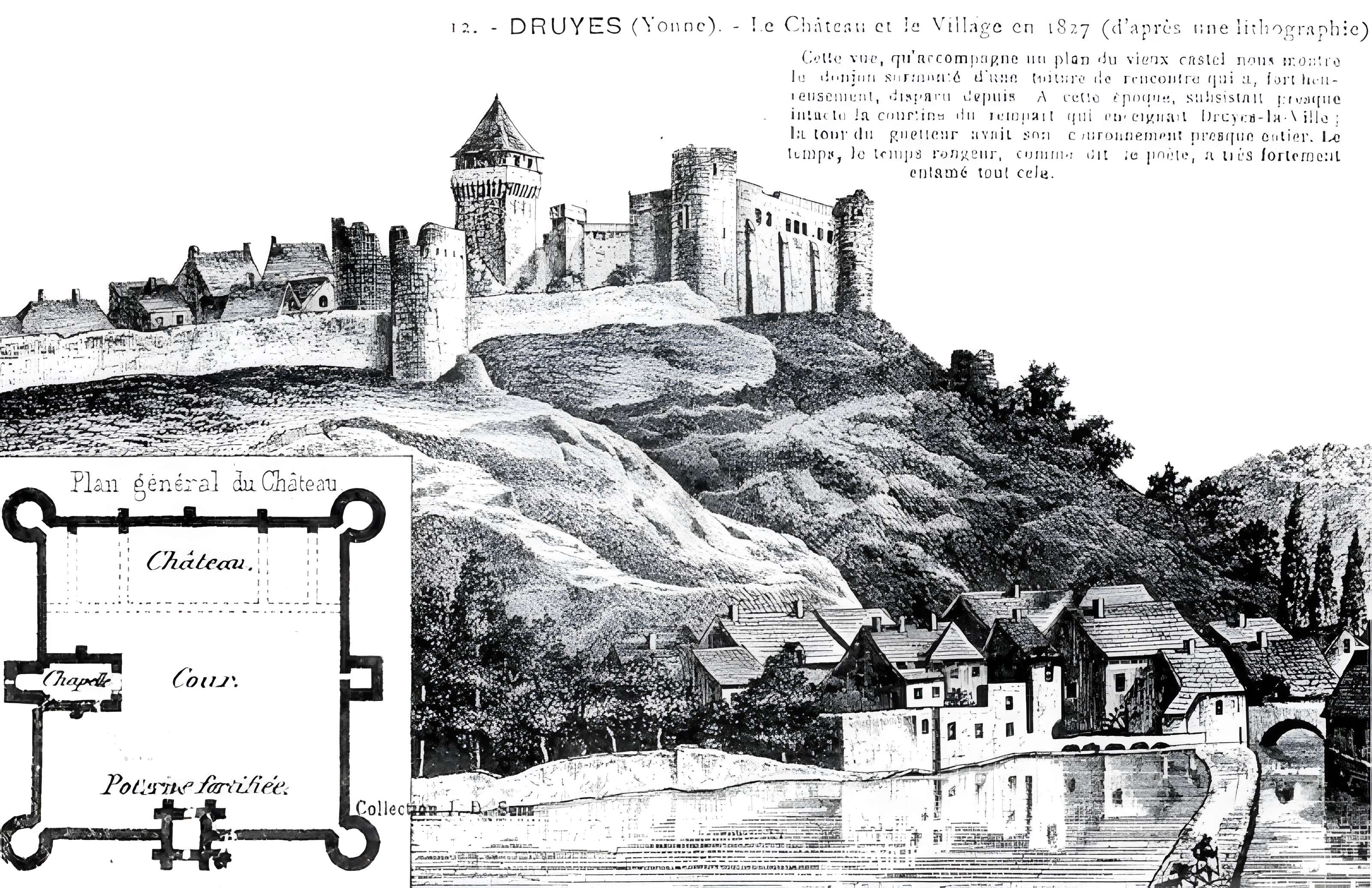 Château-fort de Druyes