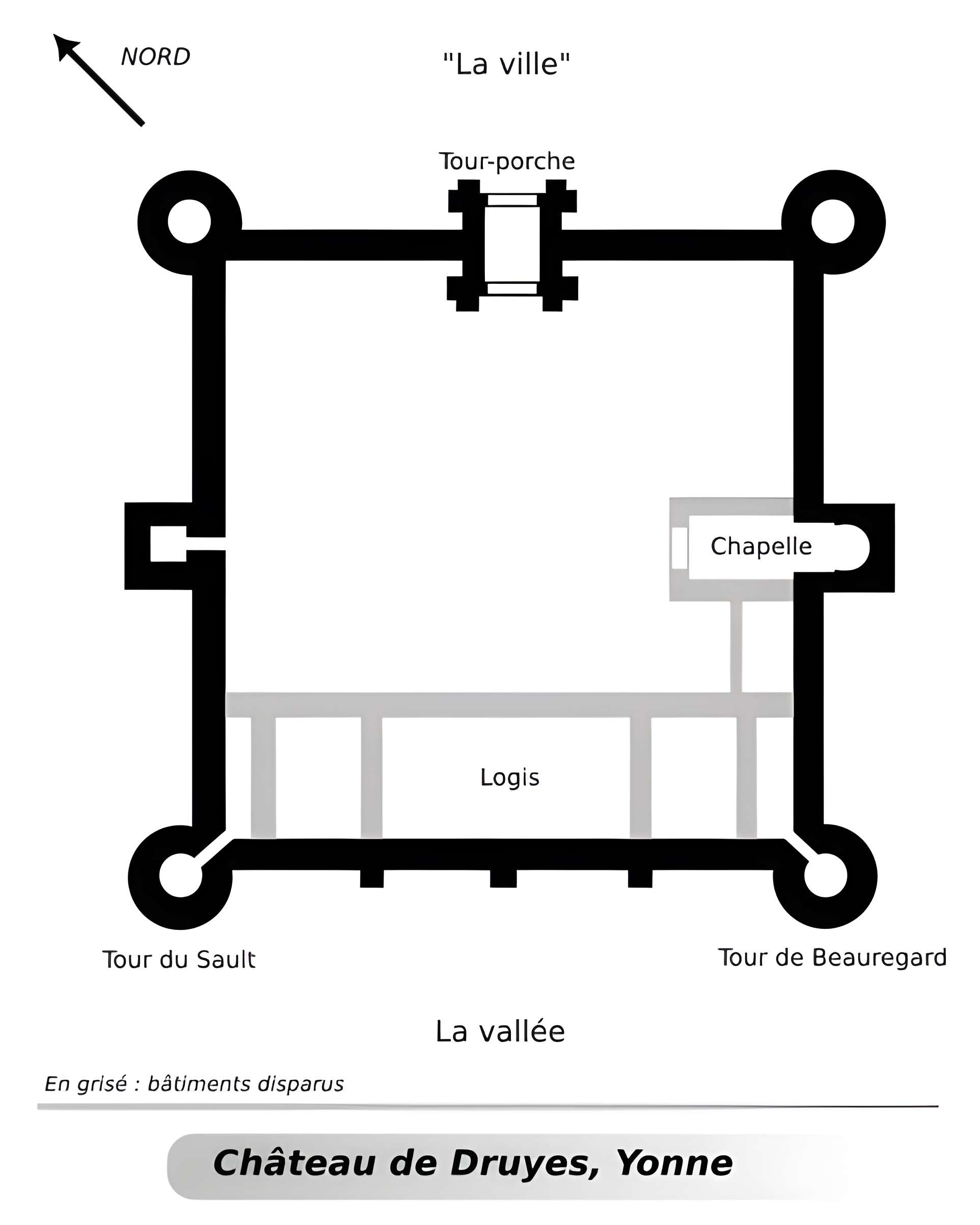 Château-fort de Druyes