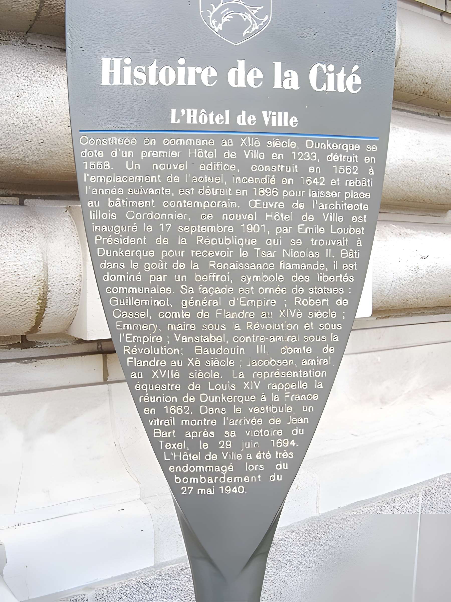 Hôtel de ville de Dunkerque