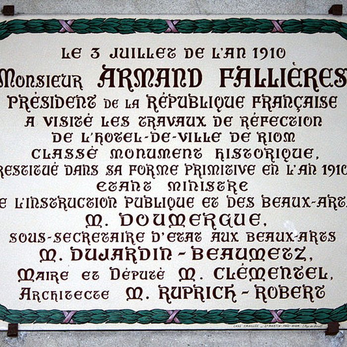 Photo de Hôtel de ville de Riom