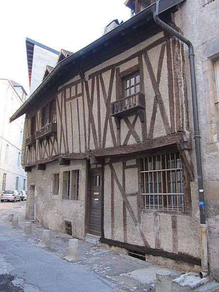 Photo de Maison à pan de bois, 13-15 Rue Thiémanté à Besançon