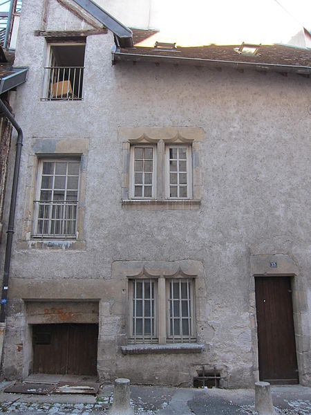 Maison à pan de bois, 13-15 Rue Thiémanté à Besançon