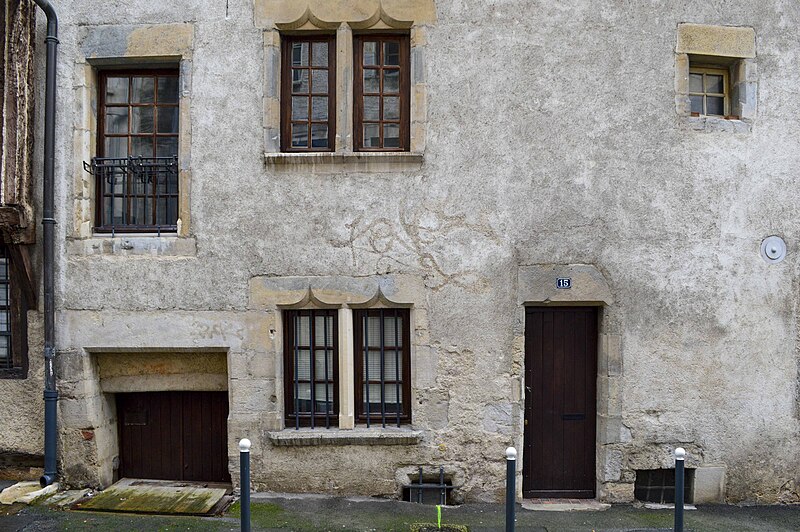 Maison à pan de bois, 13-15 Rue Thiémanté à Besançon