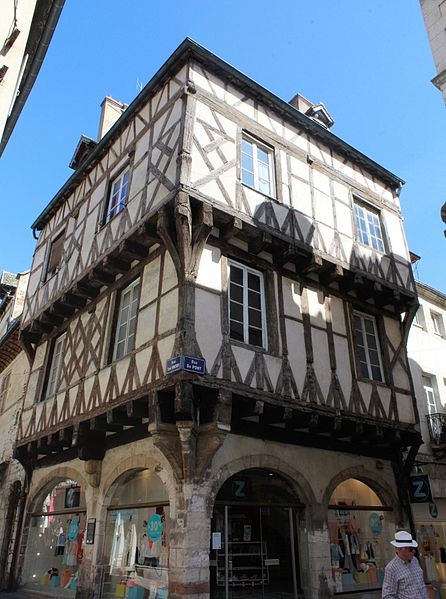 Photo de Maison à pans de bois, 9 Rue Saint-Vincent à Chalon-sur-Saône