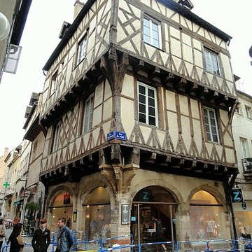 Maison à pans de bois, 9 Rue Saint-Vincent à Chalon-sur-Saône