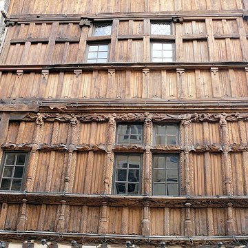 Maison de bois à Mâcon