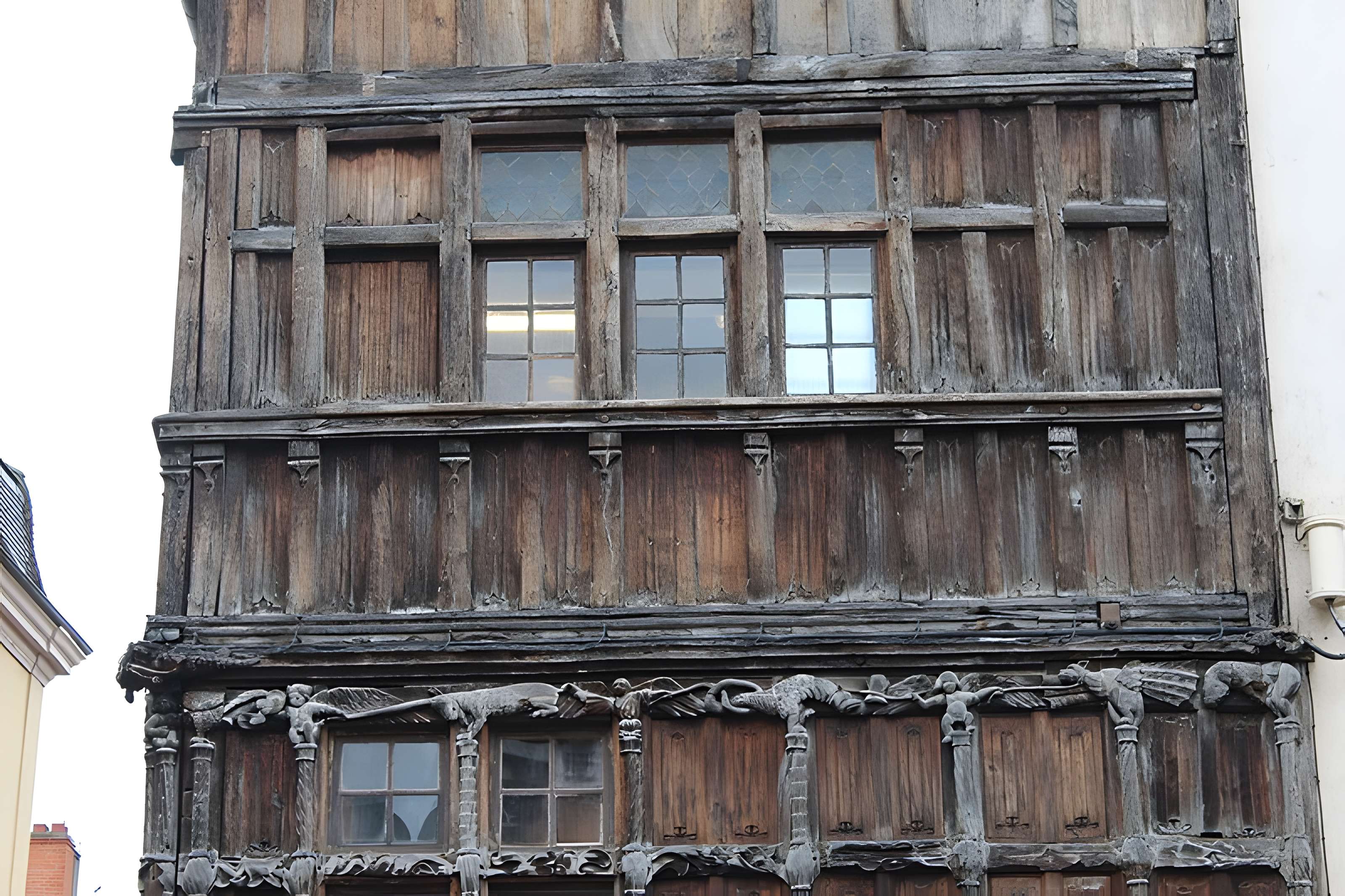 Maison de bois à Mâcon