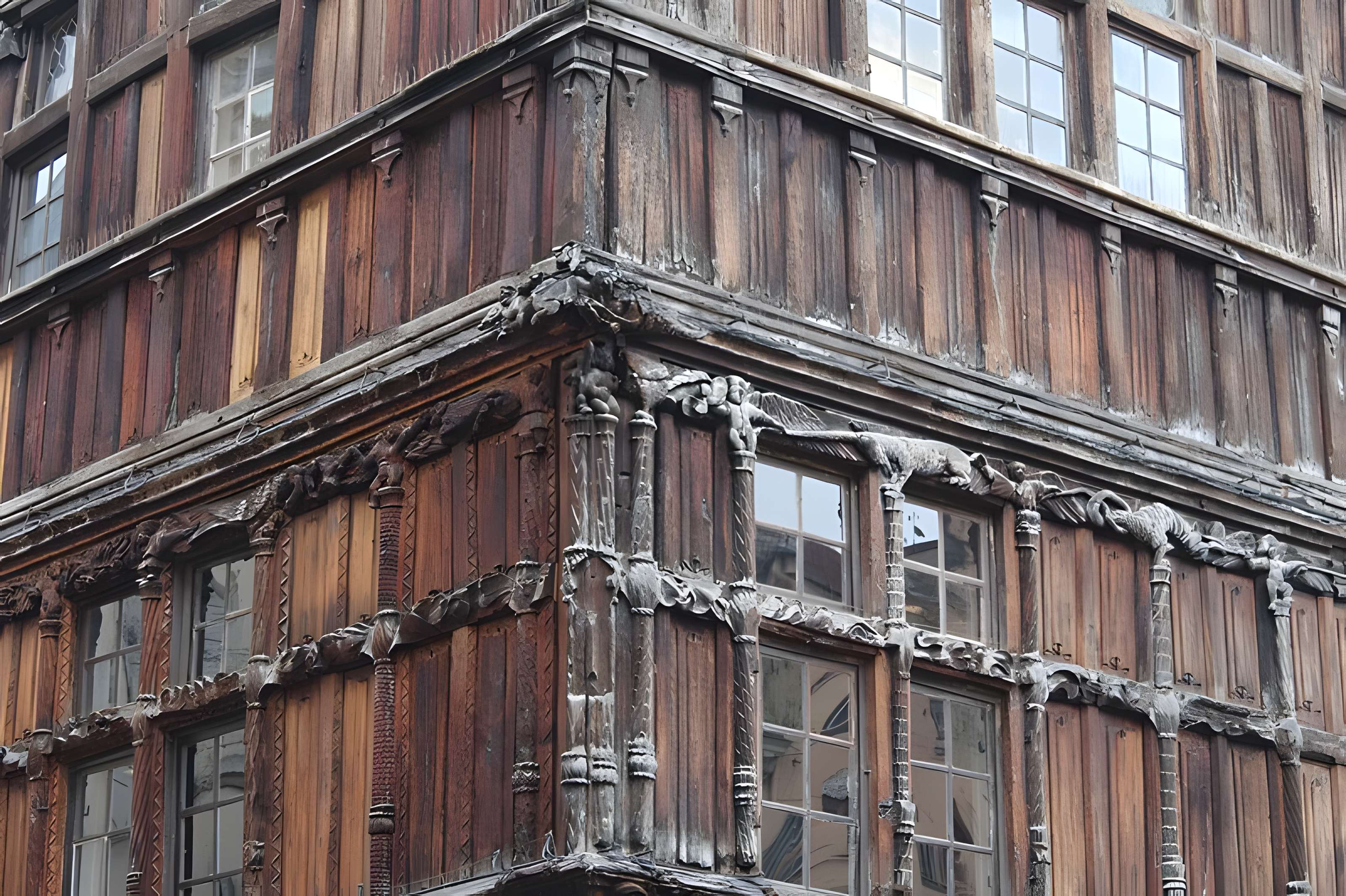 Maison de bois à Mâcon