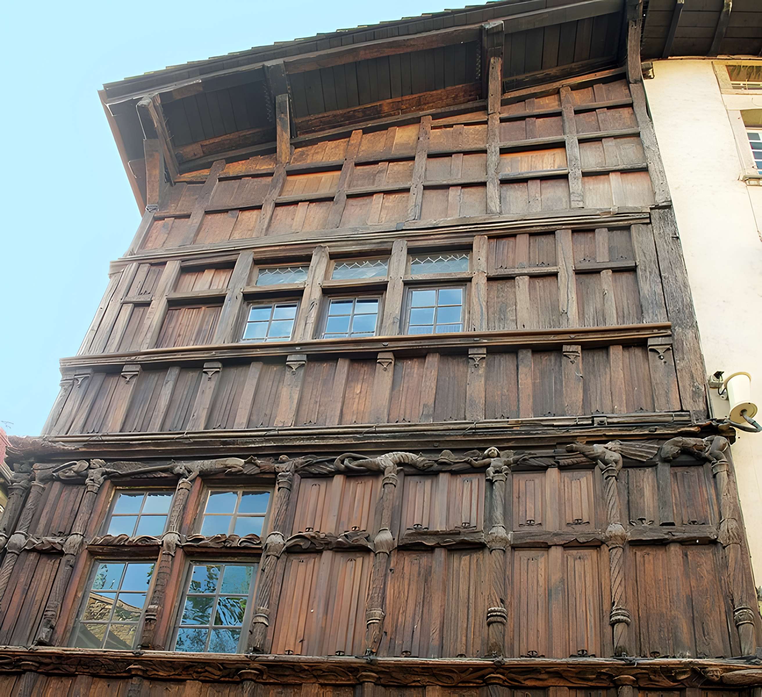Maison de bois à Mâcon