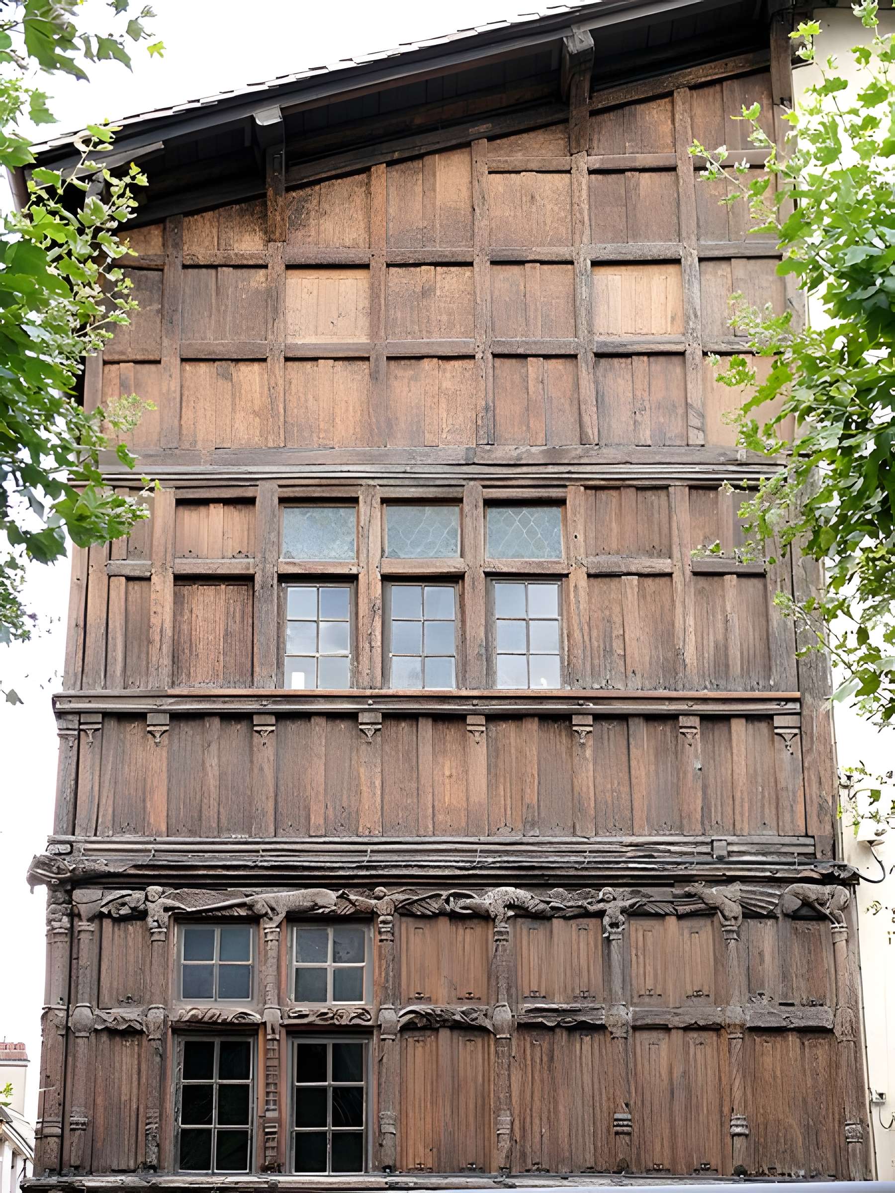 Maison de bois à Mâcon