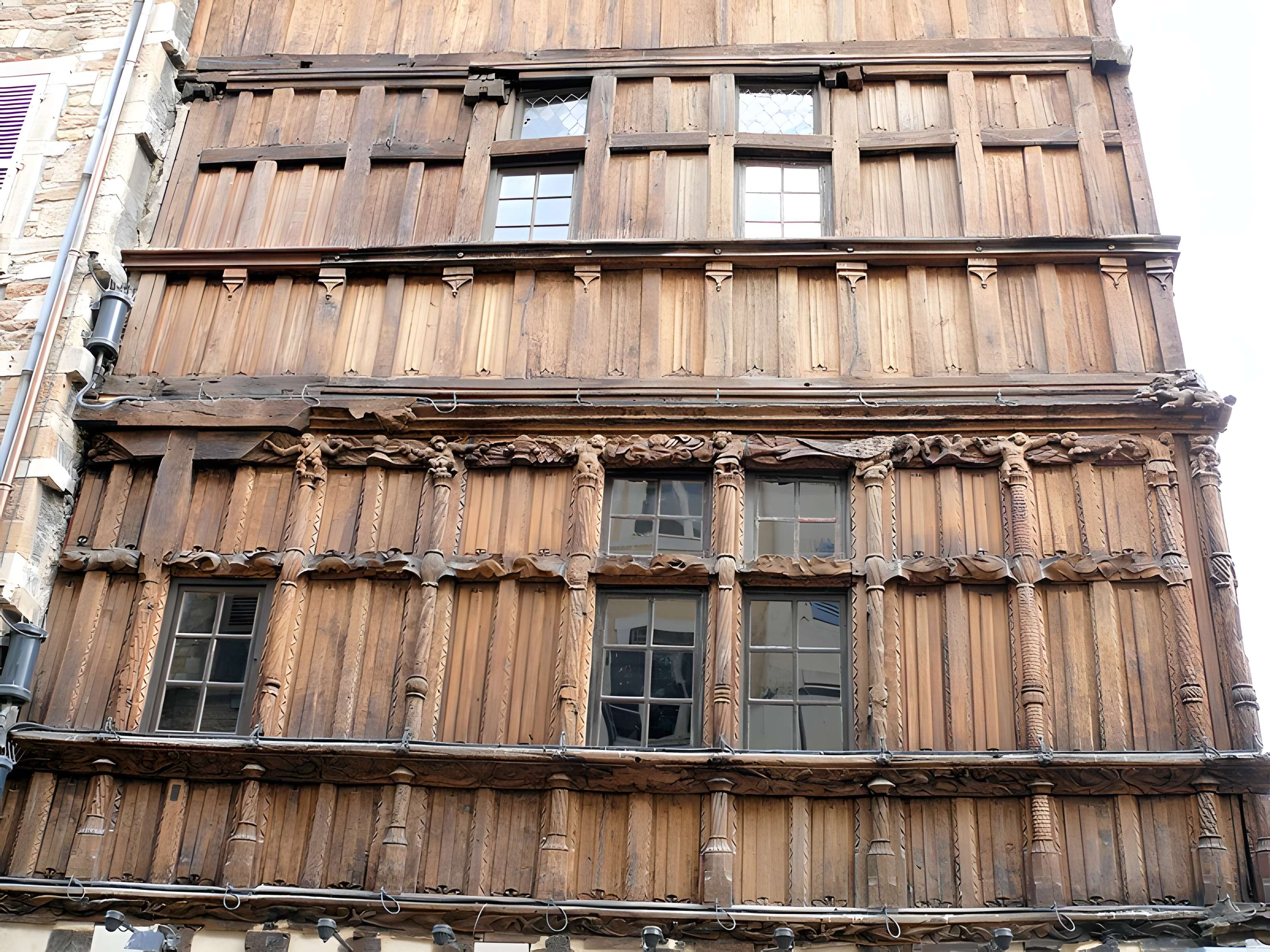 Maison de bois à Mâcon