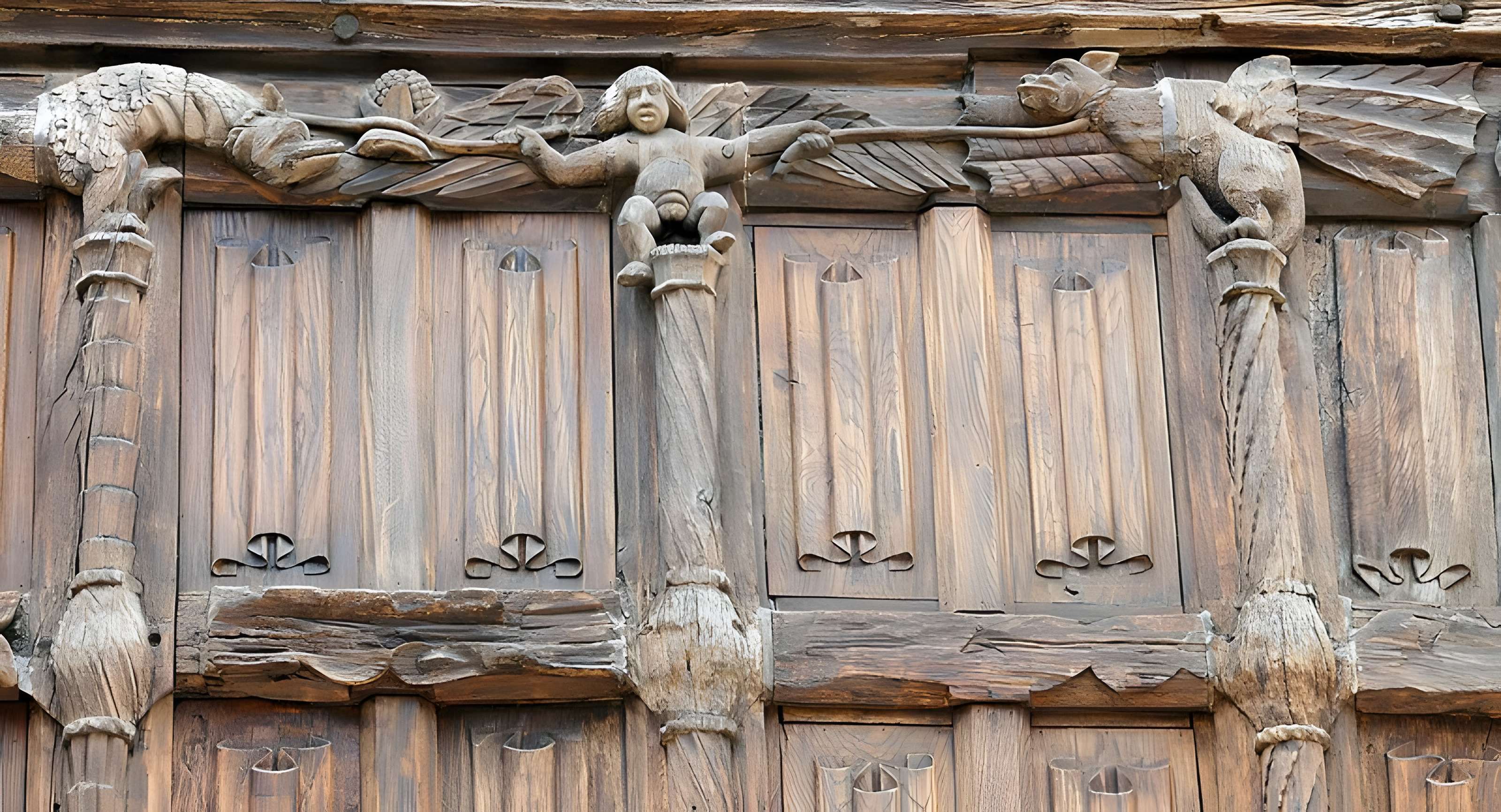 Maison de bois à Mâcon