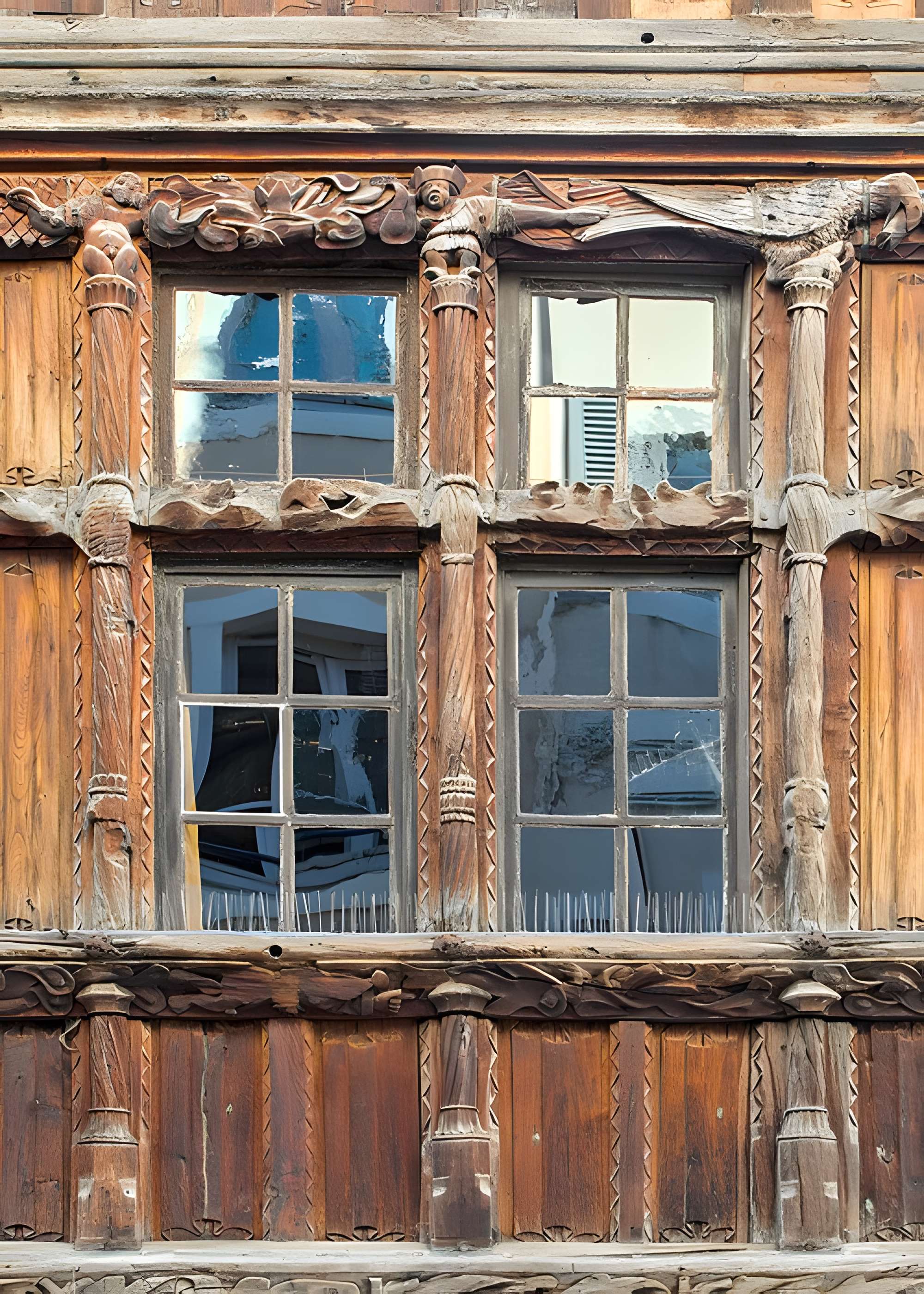 Maison de bois à Mâcon