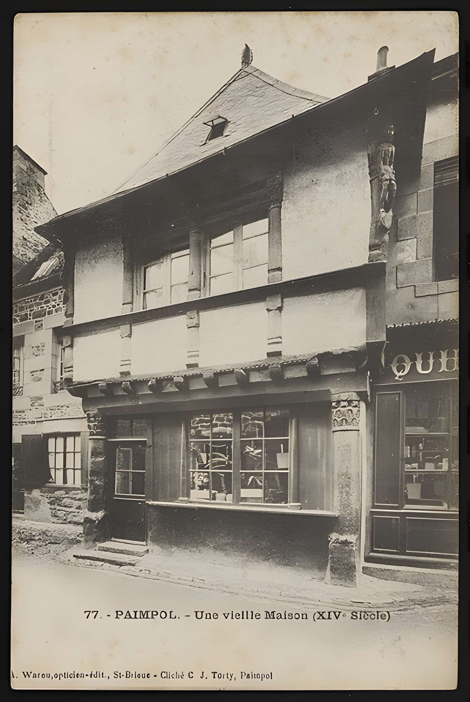 Maison de bois, Rue de Ploubazlanec à Paimpol