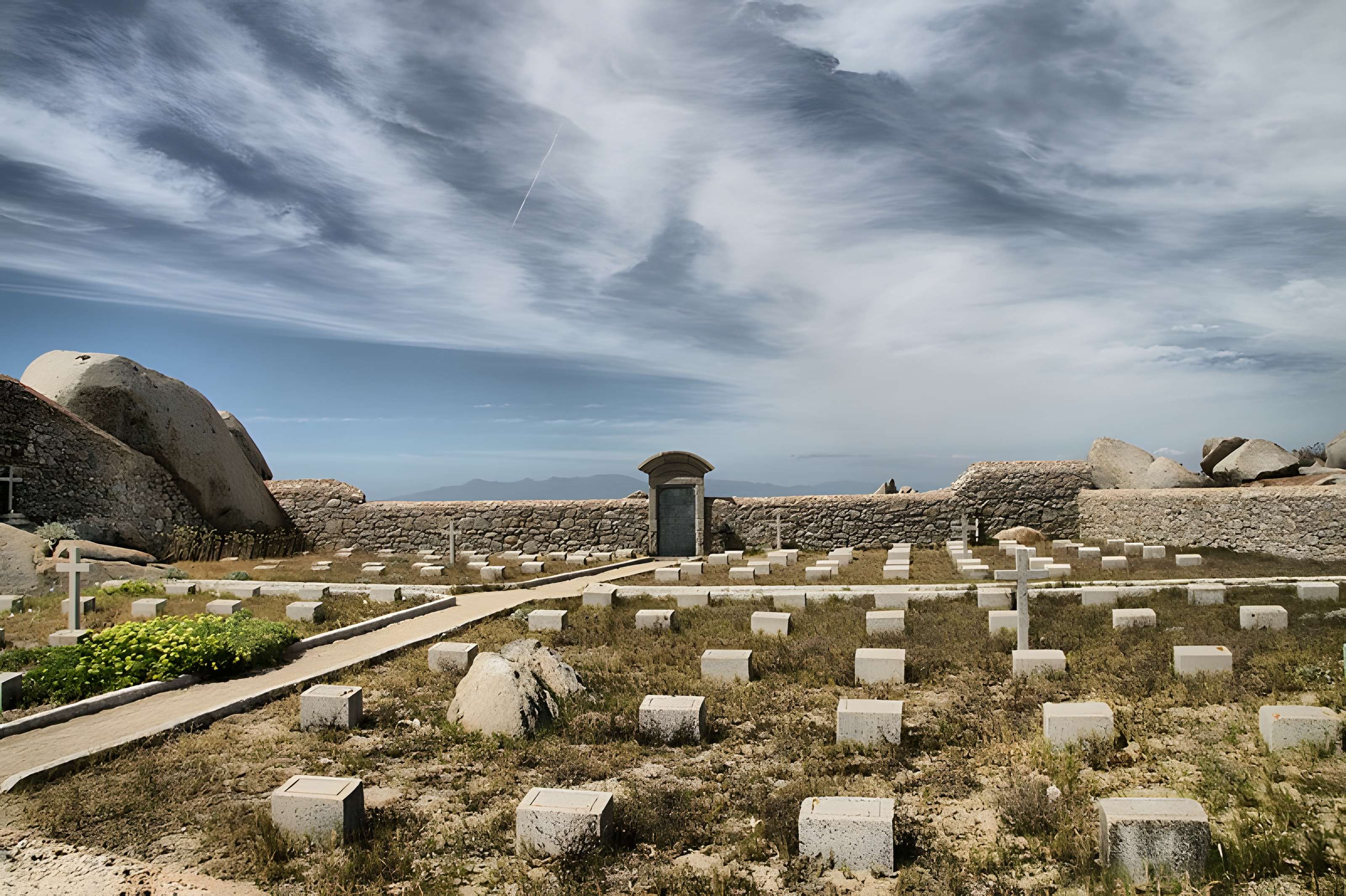Cimetières militaires et stèle commémorative
