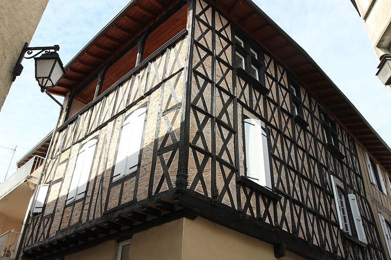 Photo de Maison en pans de bois, Rue du Pont à Varilhes