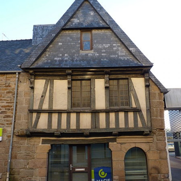 Photo de Maisons à pans de bois, Rue des Capucins à Lannion