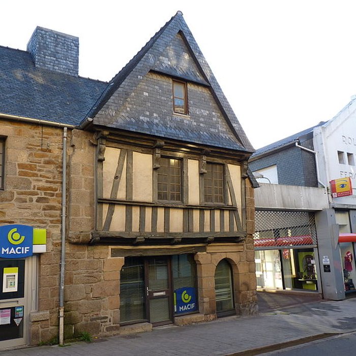 Photo de Maisons à pans de bois, Rue des Capucins à Lannion