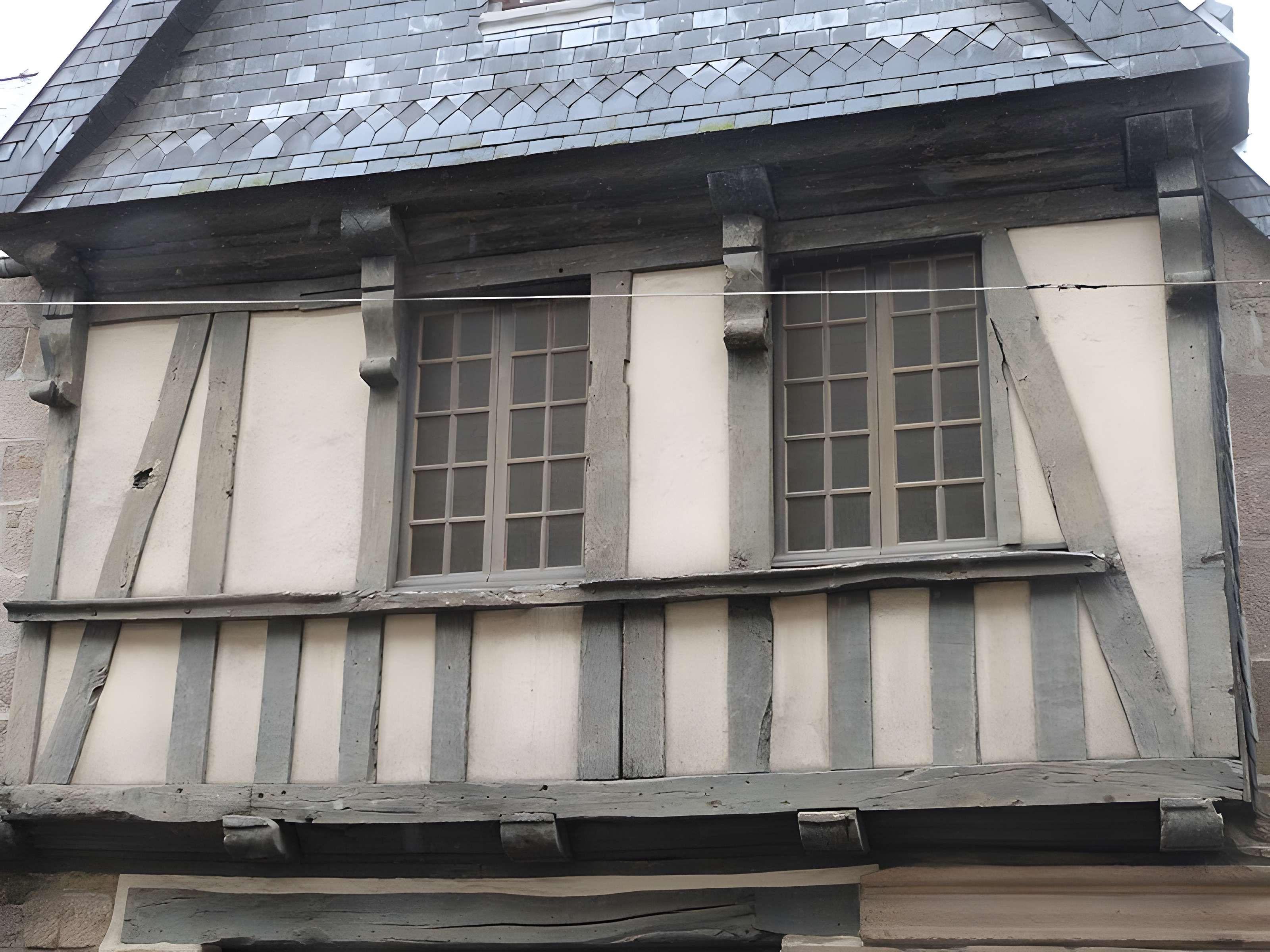 Maisons à pans de bois, Rue des Capucins à Lannion