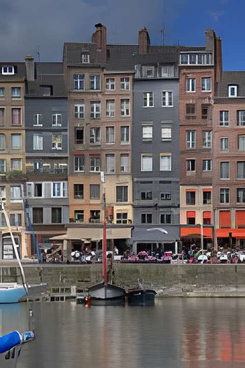 Maisons du Quai Sainte-Catherine à Honfleur 