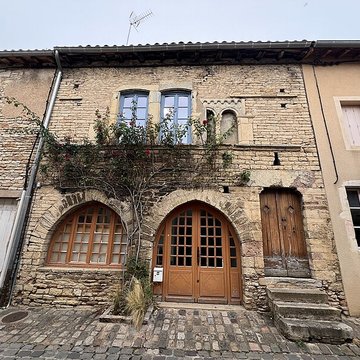 Maisons romane et gothique à Cluny