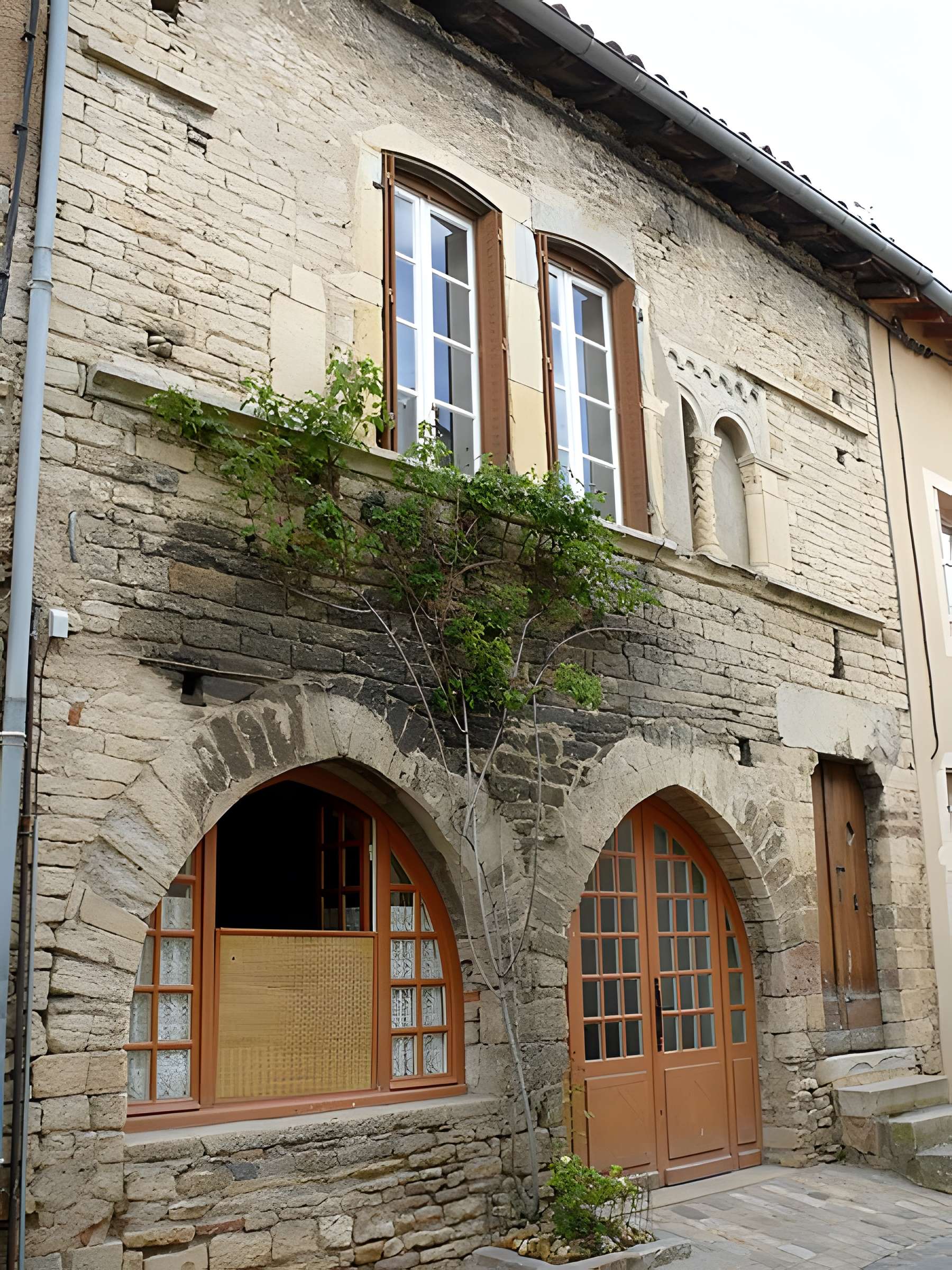 Maisons romane et gothique à Cluny