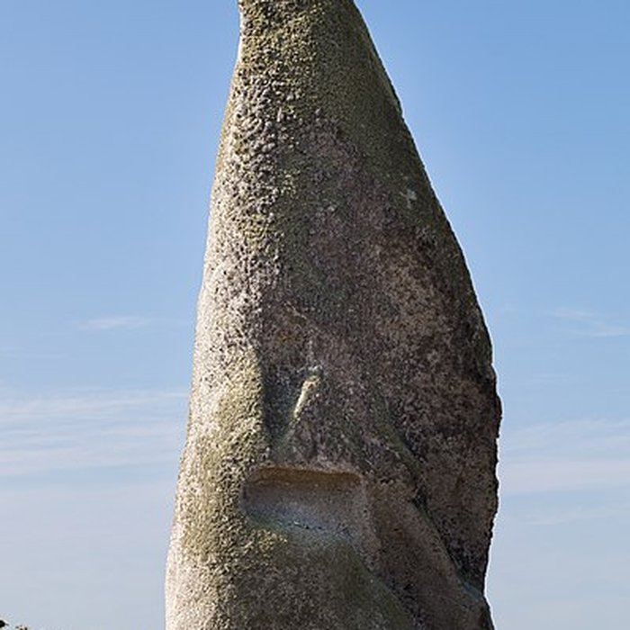 Photo de Menhir de Men Marz à Brignogan-Plages