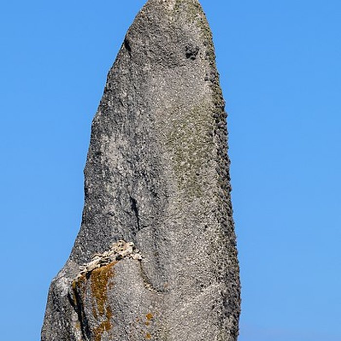Photo de Menhir de Men Marz à Brignogan-Plages