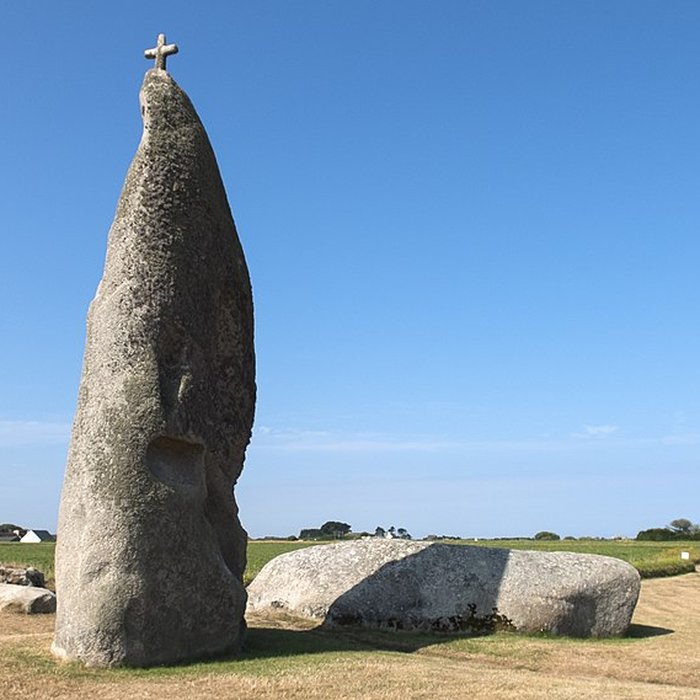 Photo de Menhir de Men Marz à Brignogan-Plages