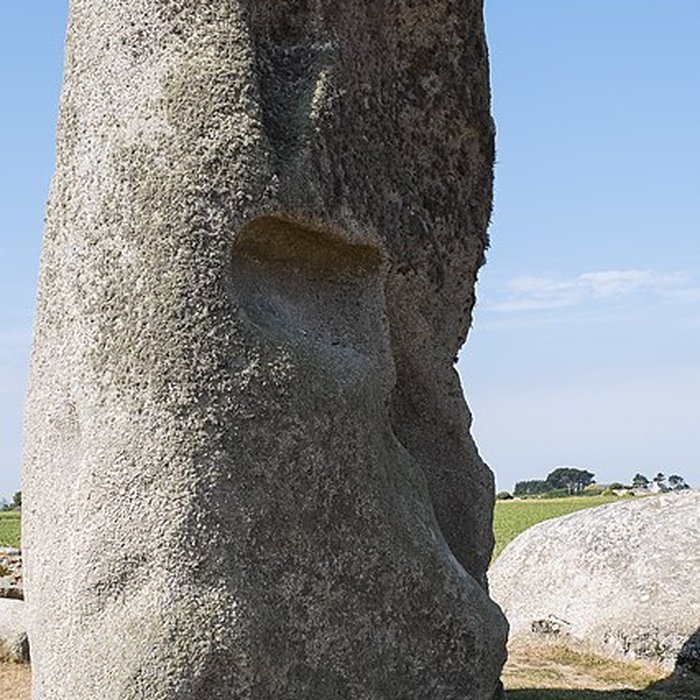 Photo de Menhir de Men Marz à Brignogan-Plages