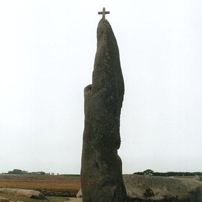Photo de Menhir de Men Marz à Brignogan-Plages