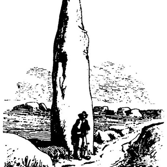 Photo de Menhir de Men Marz à Brignogan-Plages